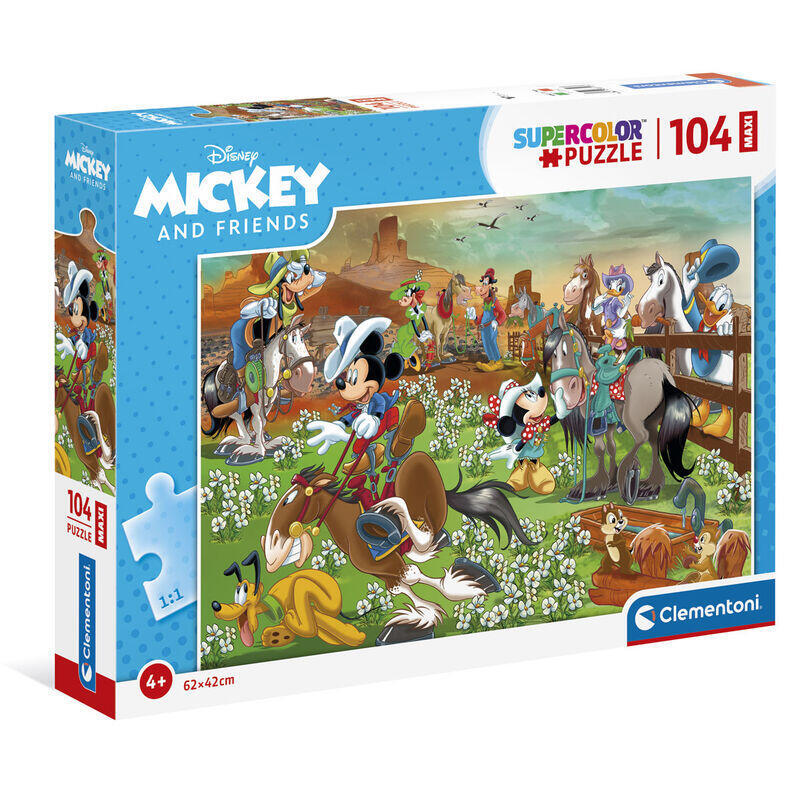 Puzzle maxi mickey and friends 104pzs