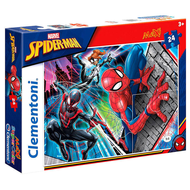 Puzzle maxi spider-man marvel 24 piezas – ¡aventuras arácnidas para pequeños héroes!