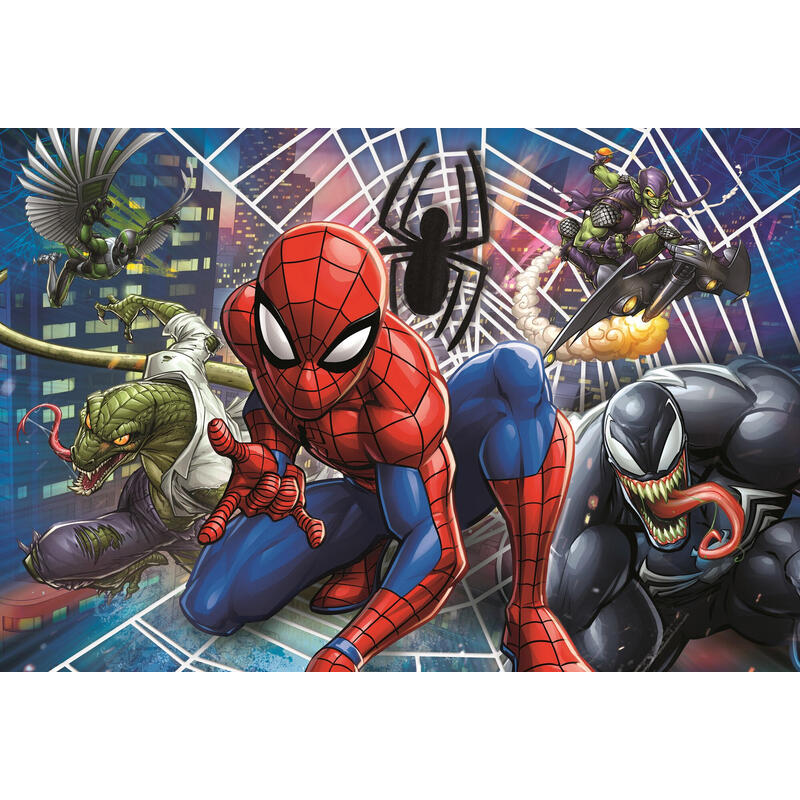 Puzzle maxi spider-man marvel 60 piezas – la aventura arácnida en gran formato