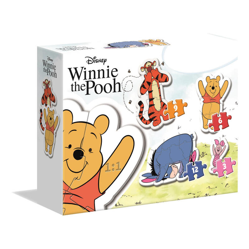 Puzzle my first puzzle winnie the pooh disney 3-6-9-12pzs