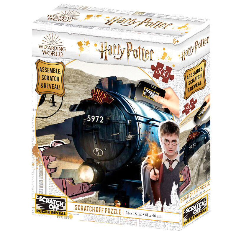 Puzzle para rascar hogwarts express harry potter 500pzs