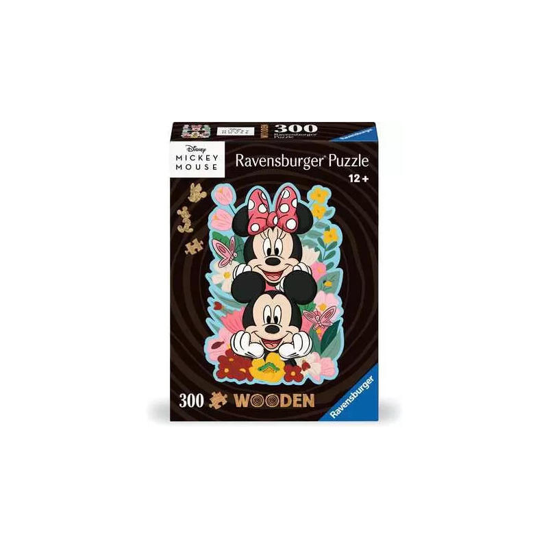 Puzzle  ravensburger de madera disney mickey y minnie 300 piezas 12000762