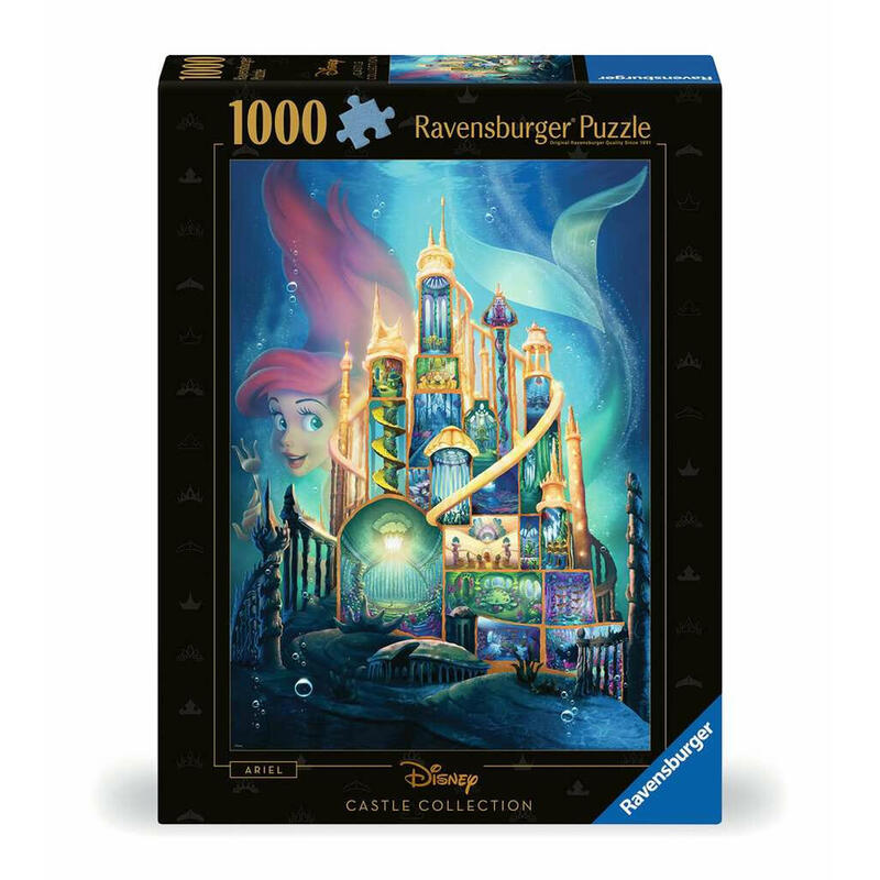Puzzle ravensburger disney castles ariel 1000 piezas