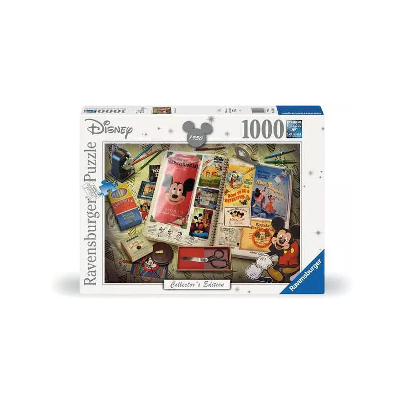 Puzzle  ravensburger  disney ediciÓn coleccionista – 1950 mickey anniversary 1000 piezas 17584