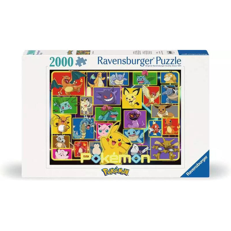 Puzzle  ravensburger  pokÉmon luminoso 2000 piezas 12001130