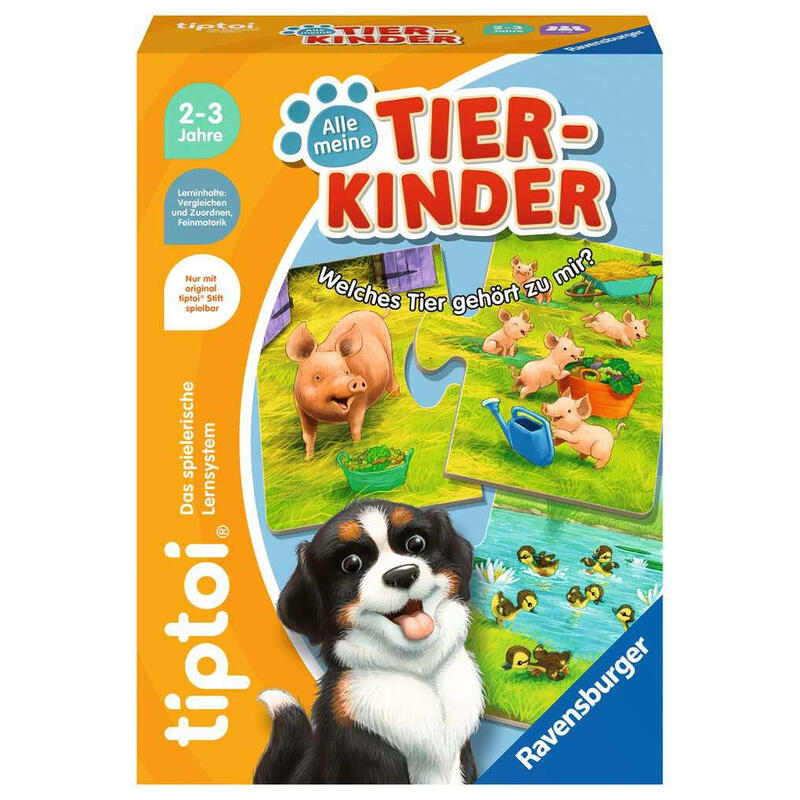 Puzzle ravensburger tiptoi  alle meine tierkinder 00108