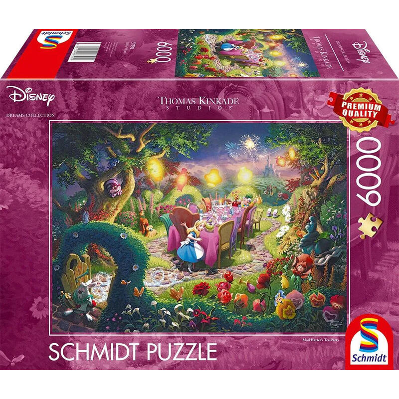Puzzle schmidt disney dreams collection – alicia en el paÍs de las maravillas 6000 piezas 57398