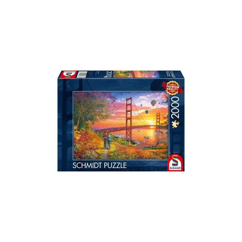 Puzzle schmidt games camina hasta el puente golden gate 59773 (2000 piezas)