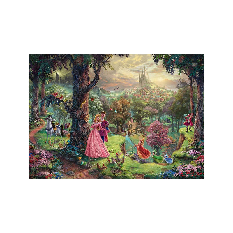 Puzzle schmidt games thomas kinkade la bella durmiente de disney 59474