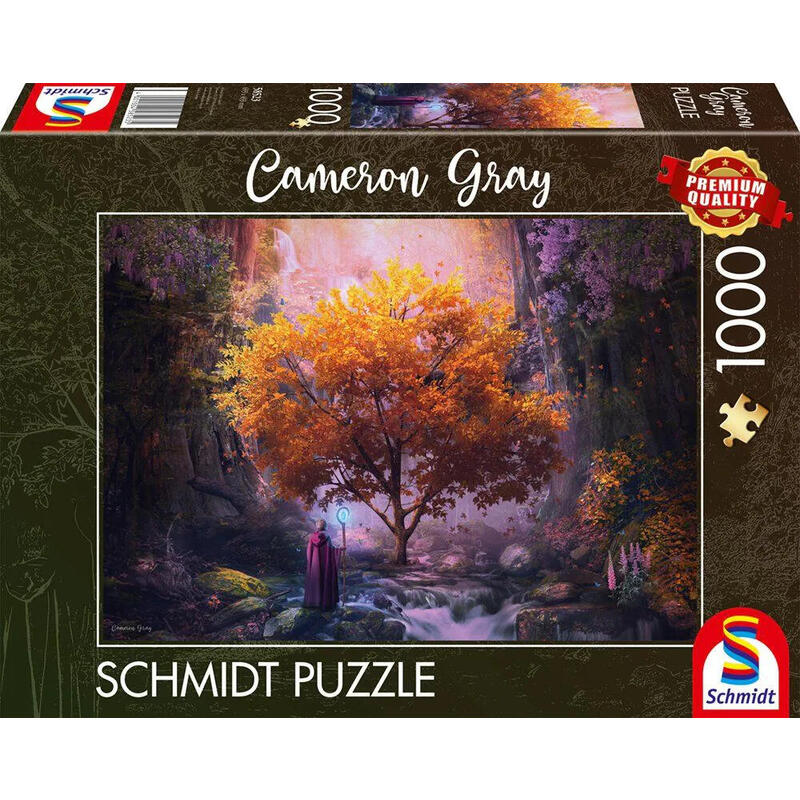 Puzzle  schmidt spiele cameron gray: waldeszauber, 58523