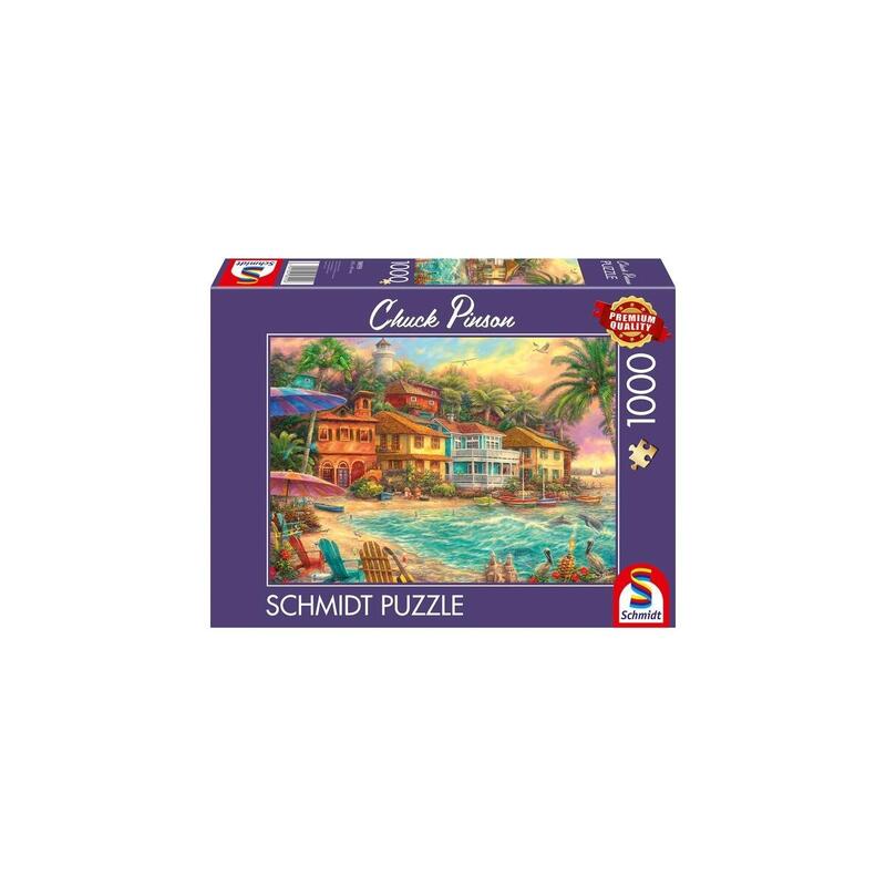 Puzzle schmidt spiele chuck pinson: island time, 1000 piezas 58555