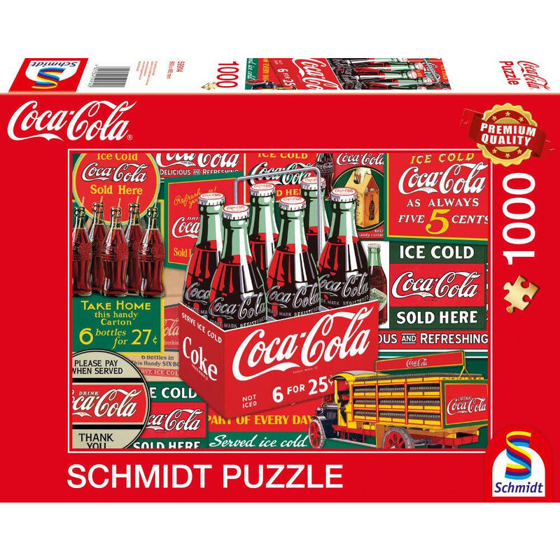 Puzzle schmidt spiele coca cola , 59914