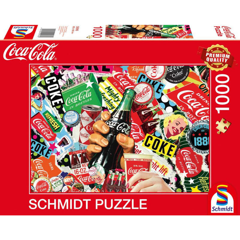 Puzzle schmidt spiele coca-cola is it!, 59916