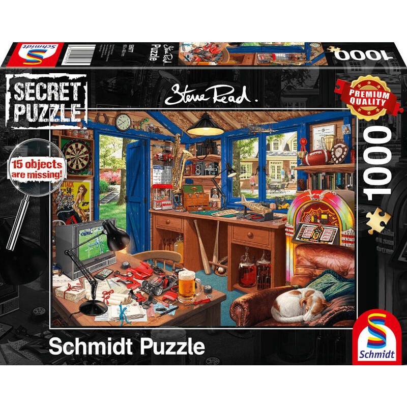 Puzzle schmidt spiele steve read: secret – vaters werkstatt 59977