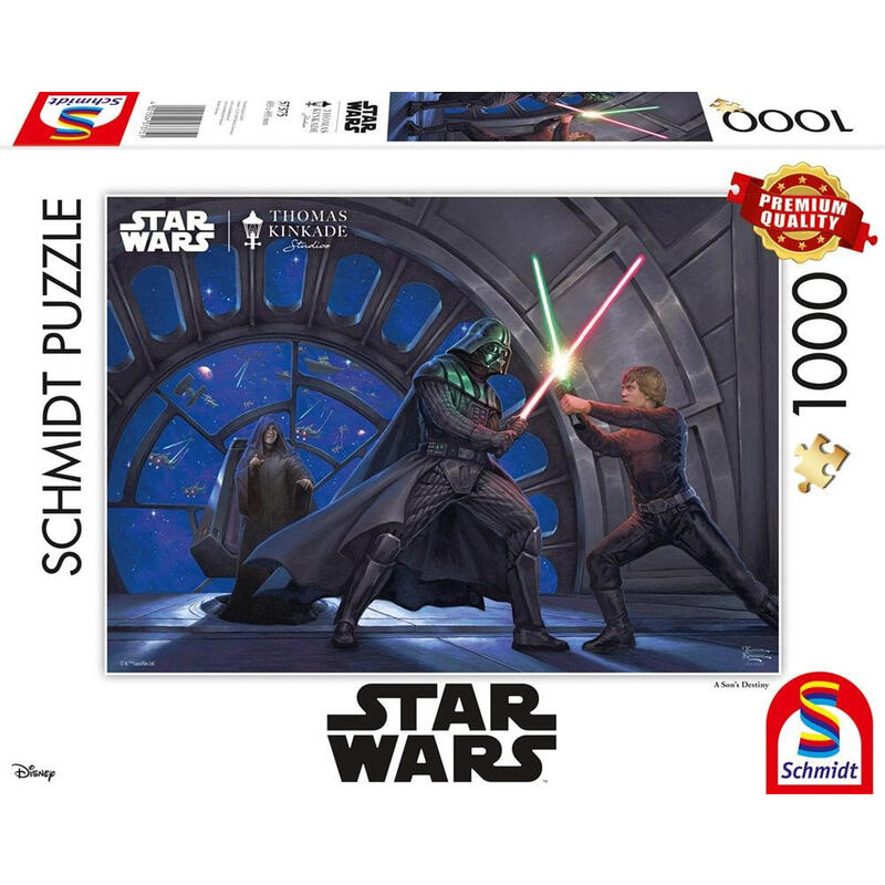 Puzzle schmidt spiele thomas kinkade mudios: mar wars – a son»s deminy, puzzle 57375