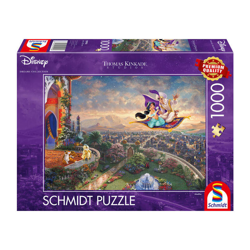 Puzzle schmidt spiele thomas kinkade studios: disney – aladdin, 59950