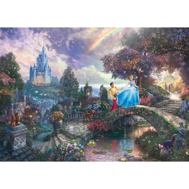 Puzzle thomas kinkade: disney cinderella
