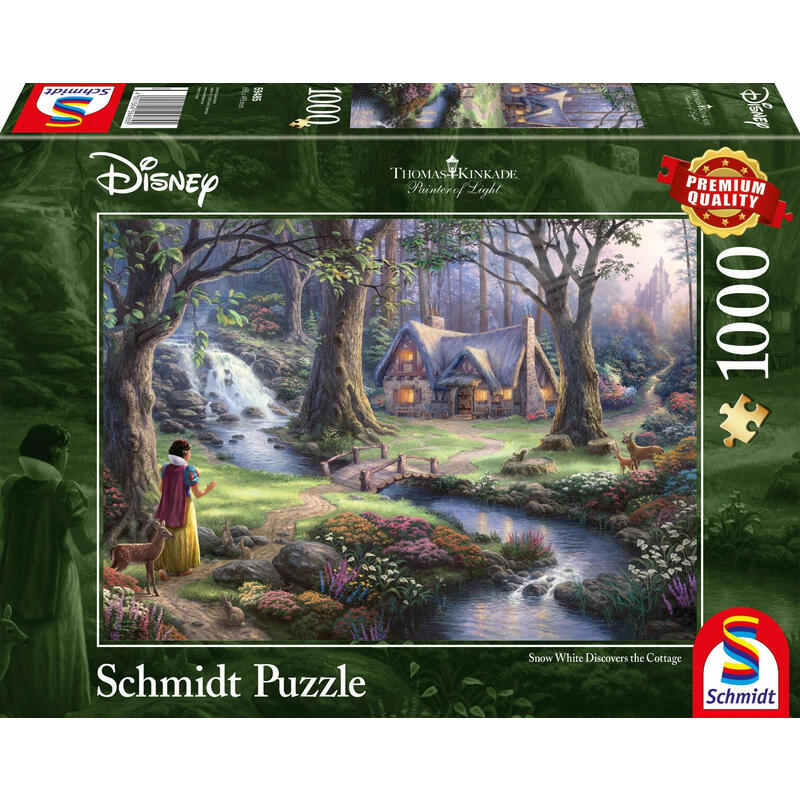 Puzzle thomas kinkade: disney schneewittchen