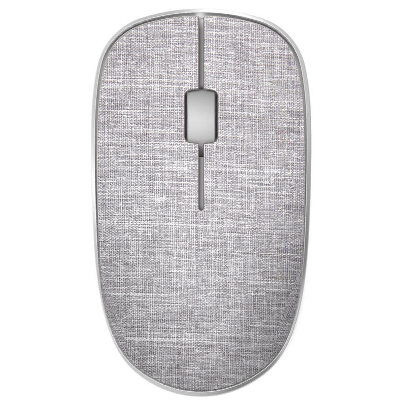 Rapoo m200+ mouse inalÁmbrico multimodo textil gris
