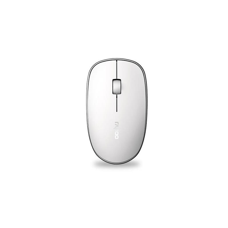 Rapoo m200 silent ratÓn ambidextro rf wireless + bluetooth Óptico 1300 dpi