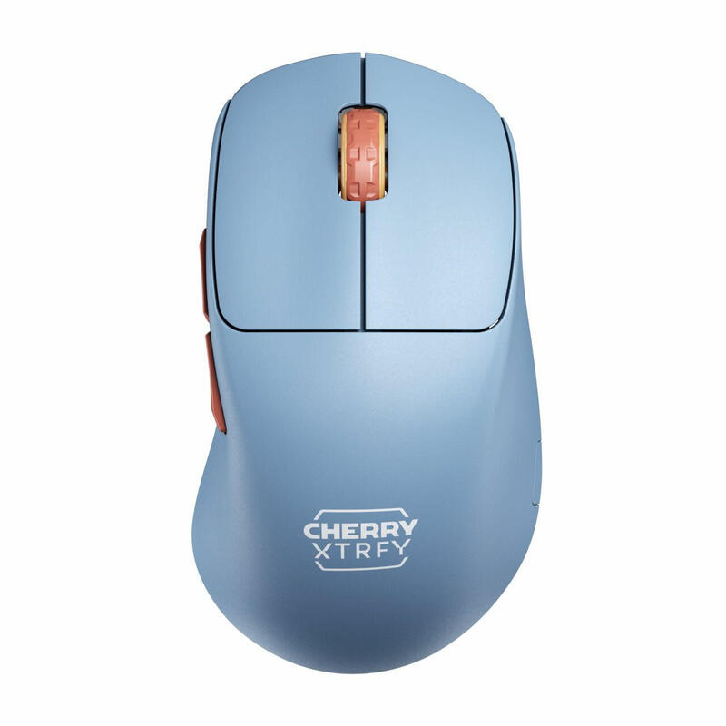 RatÓn cherry m64 wireless, gaming azul claro/cobre cx-m64w-blue