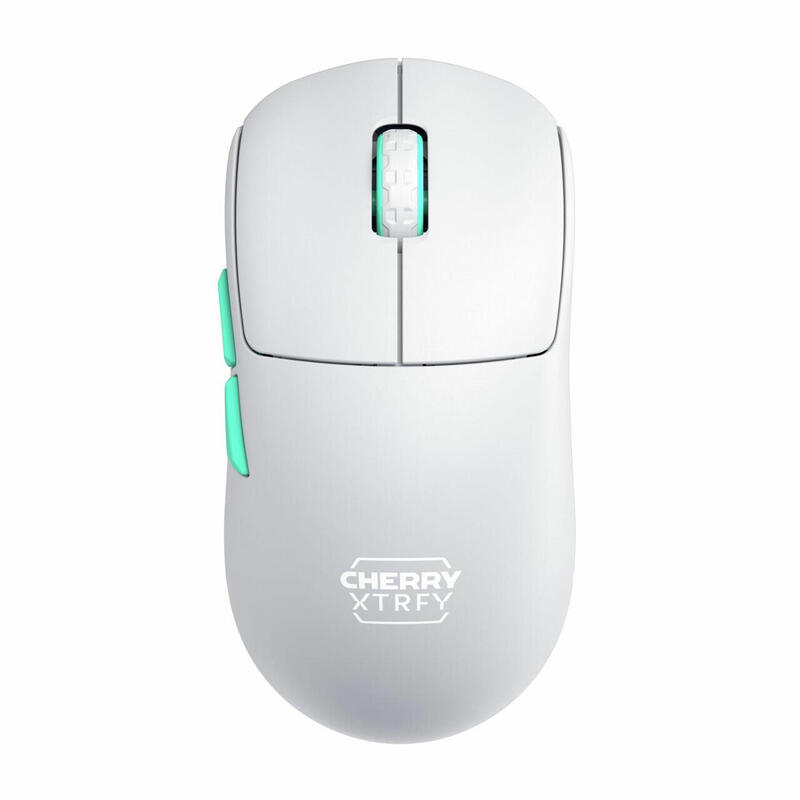 RatÓn cherry m68 wireless gaming blanco/turquesa cx-m68w-white