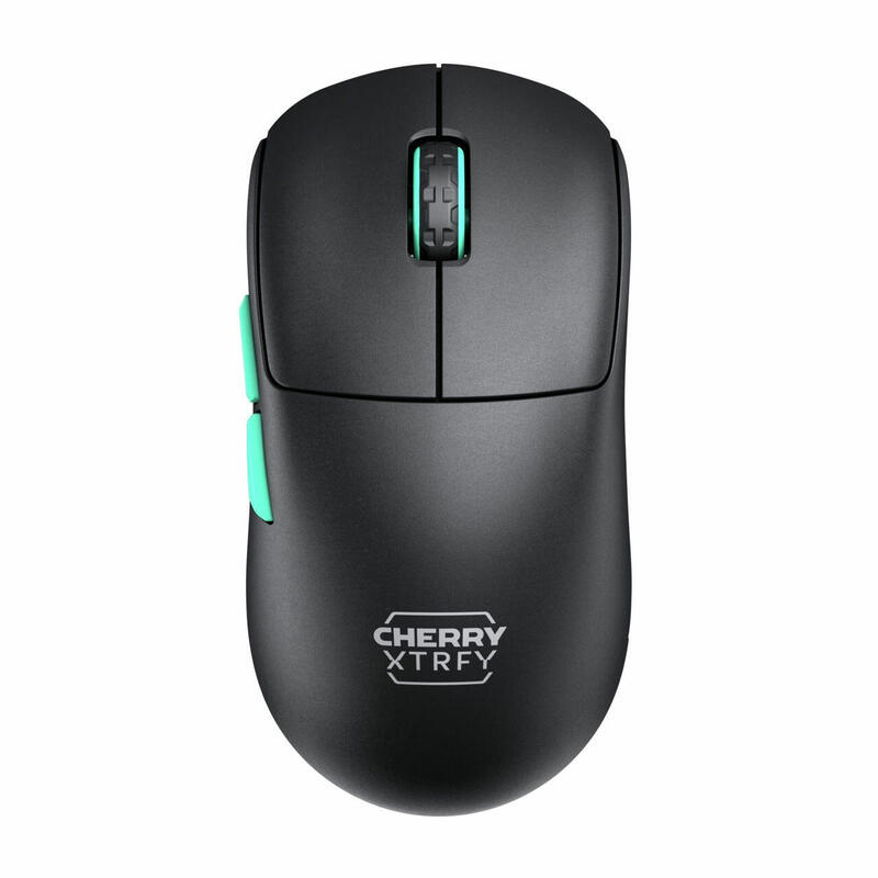 RatÓn  cherry m68 wireless gaming negro/turquesa cx-m68w-black