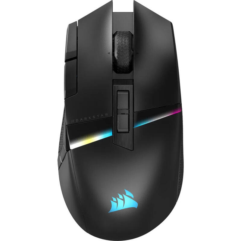 Raton corsair inalambrico gaming darkstar moba mmo 15b rgb optico usb bt negro