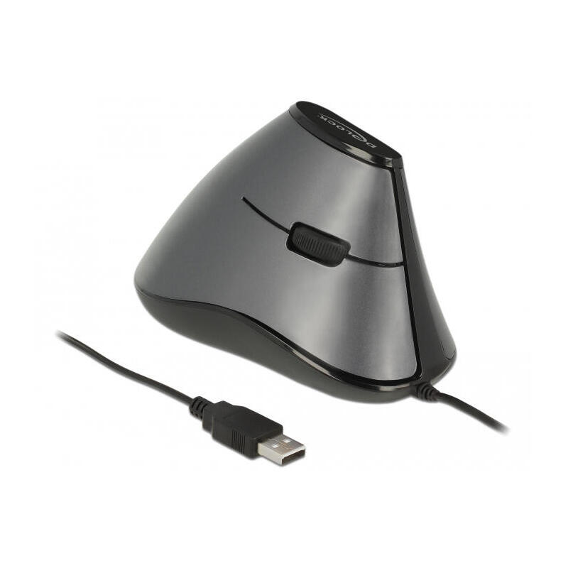 Raton delock ergonomico verticale optico 5 botones usb 12527