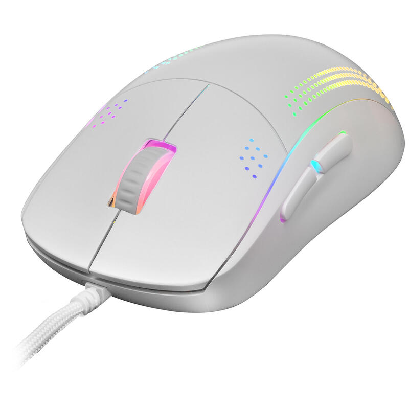 RatÓn gaming mars gaming mmpro/ hasta 32000 dpi/ blanco