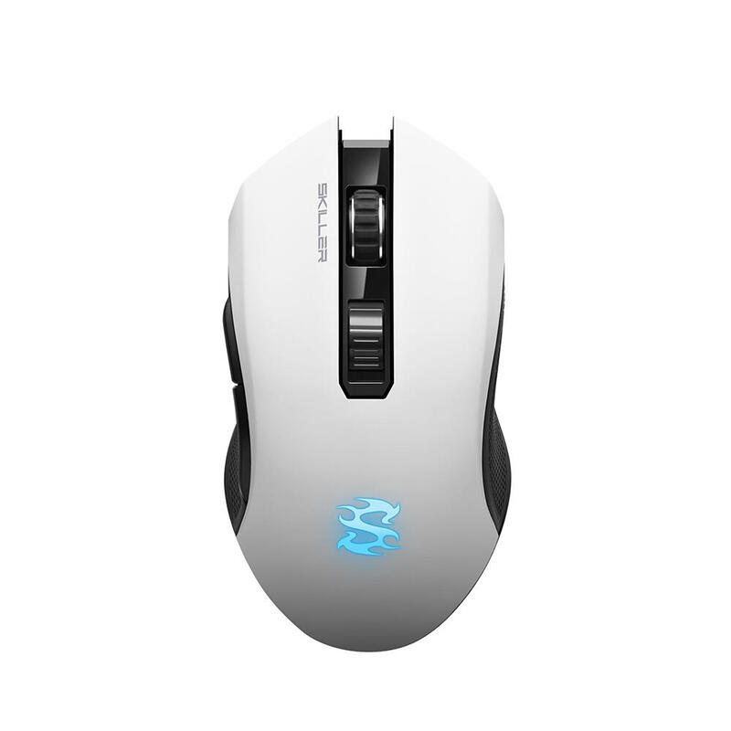 Raton gaming sharkoon inalambrico sgm3 blanco rgb