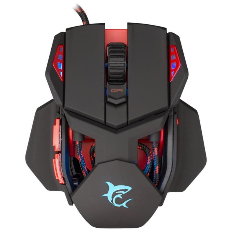 RatÓn gaming white shark lancelot gm-9002 usb – 6400 dpi