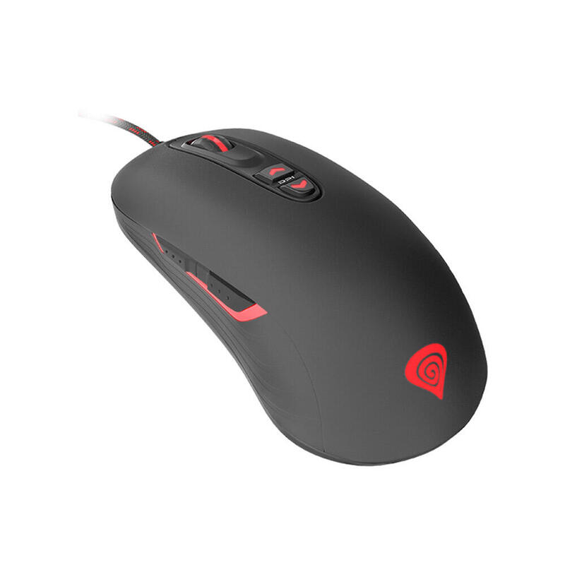 Raton genesis krypton 400 gaming optico 5200dpi usb negro