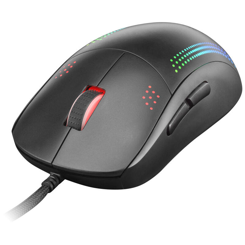 Raton optico mmpro rgb black mars gaming