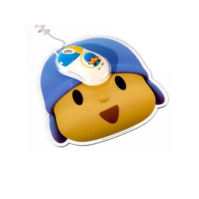 Raton  pocoyo usb + alfombrilla kit