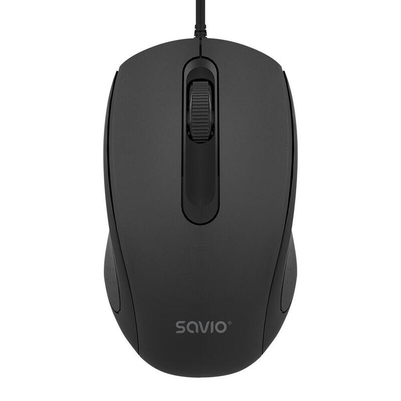 Raton savio mb-03 optico con cable usb(a) 1200 dpi