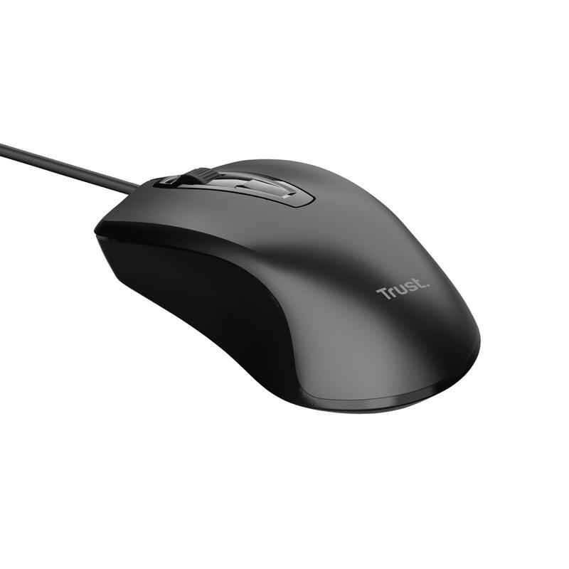 RatÓn trust basics wired mouse hasta 1200 dpi