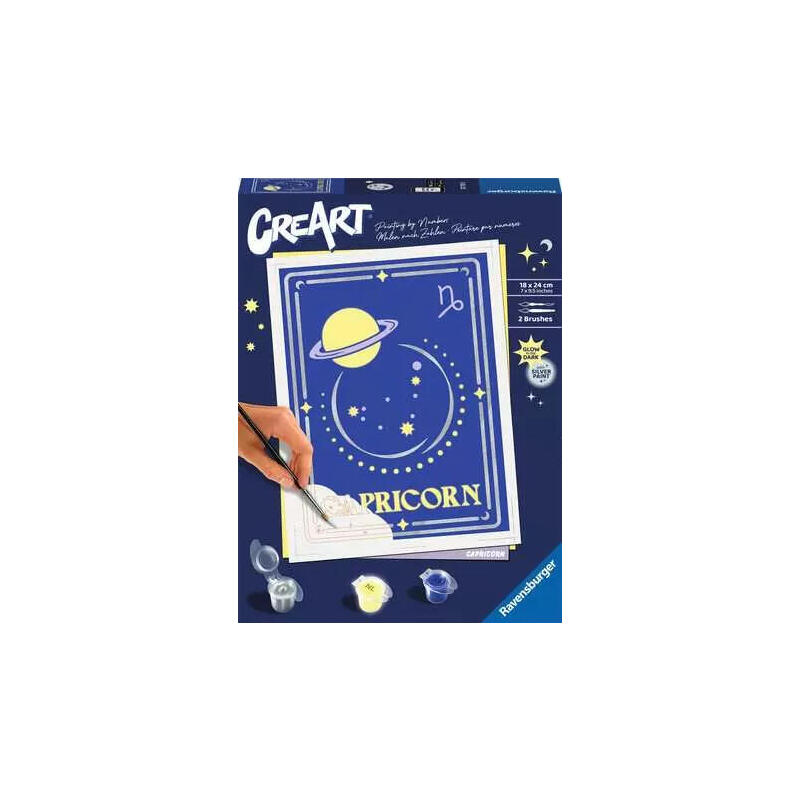 Ravensburger creart – signo zodiacal capricornio, pintura 23739