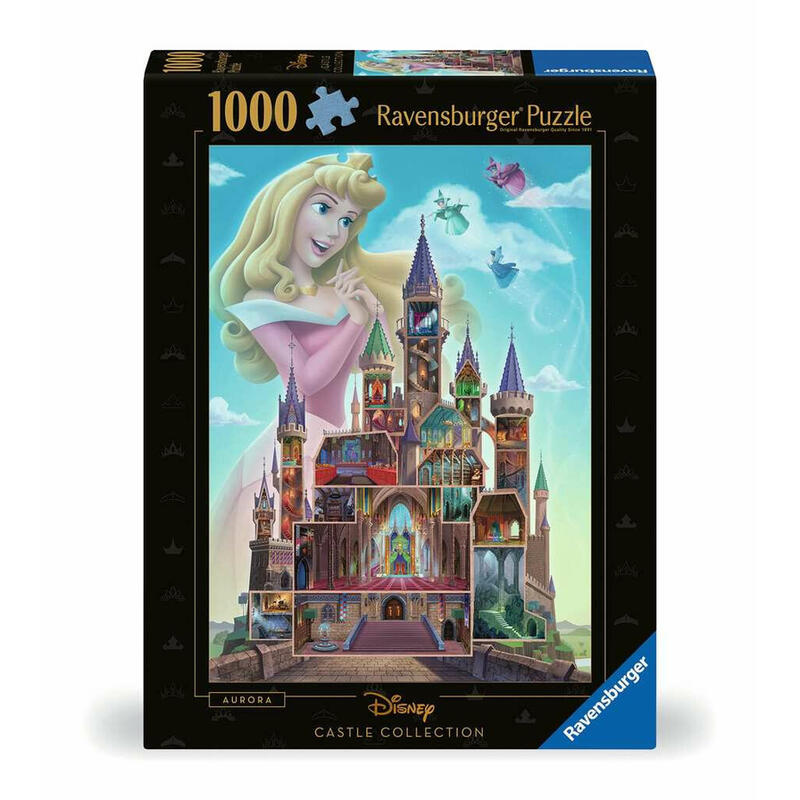 Ravensburger puzzle castillos disney: aurora 1000 piezas 12000266