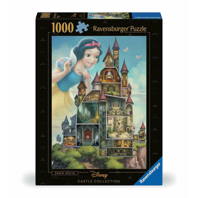 Ravensburger puzzle castillos disney: blancanieves 1000 piezas 12000257