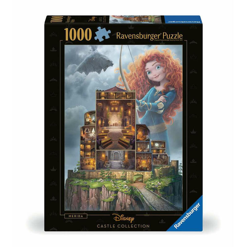 Ravensburger puzzle castillos disney: mÉrida 1000 piezas 12000263