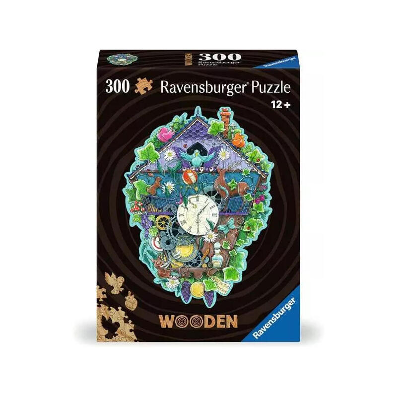 Ravensburger puzzle de madera reloj cuco 300 piezas 12000759