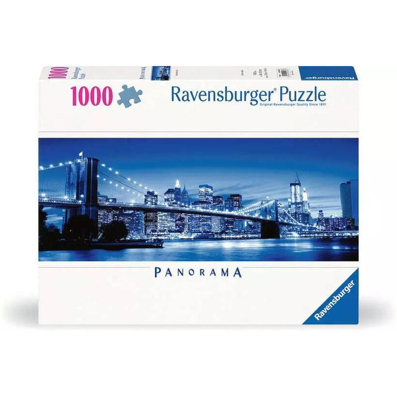 Ravensburger puzzle panorama – nueva york brillante 1000 piezas 12000438