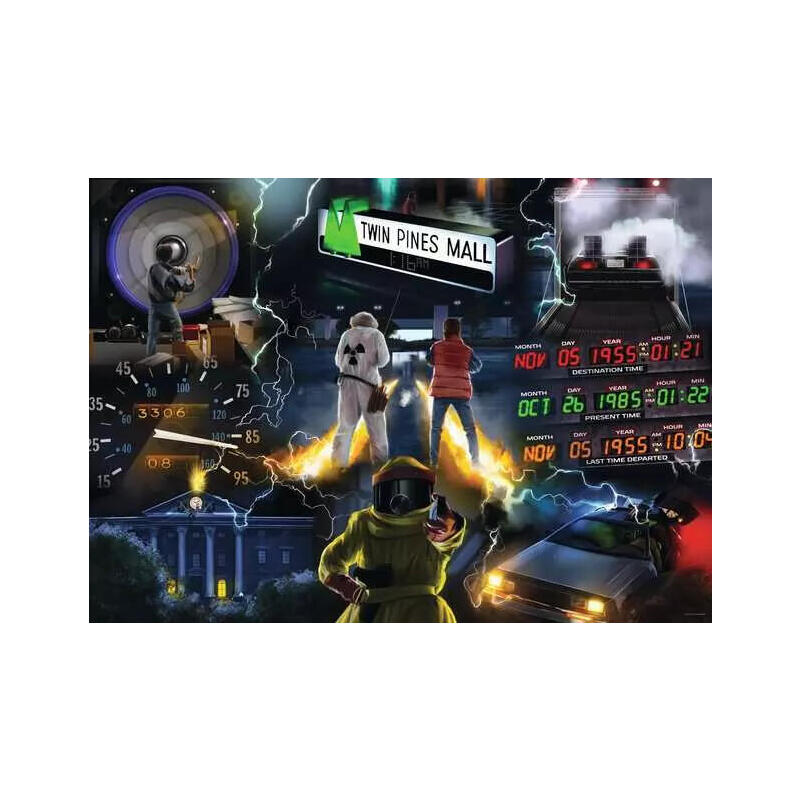 Ravensburger puzzle universal vault movie collection – regreso al futuro 1000 piezas 12000278