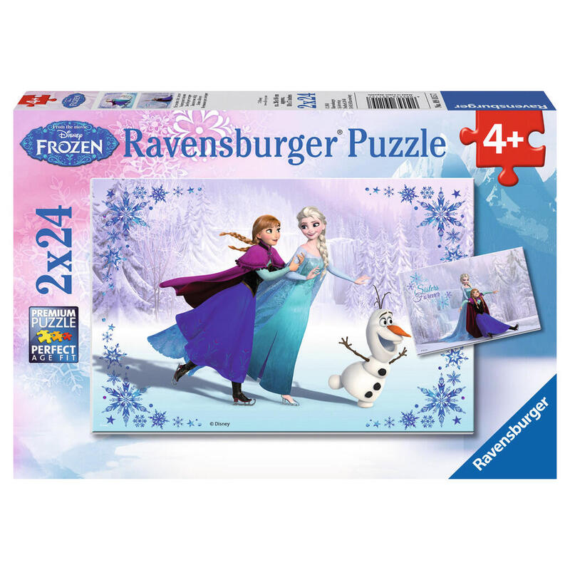 Ravensburger sisters always 2 x 24 piezas puzzle disney frozen