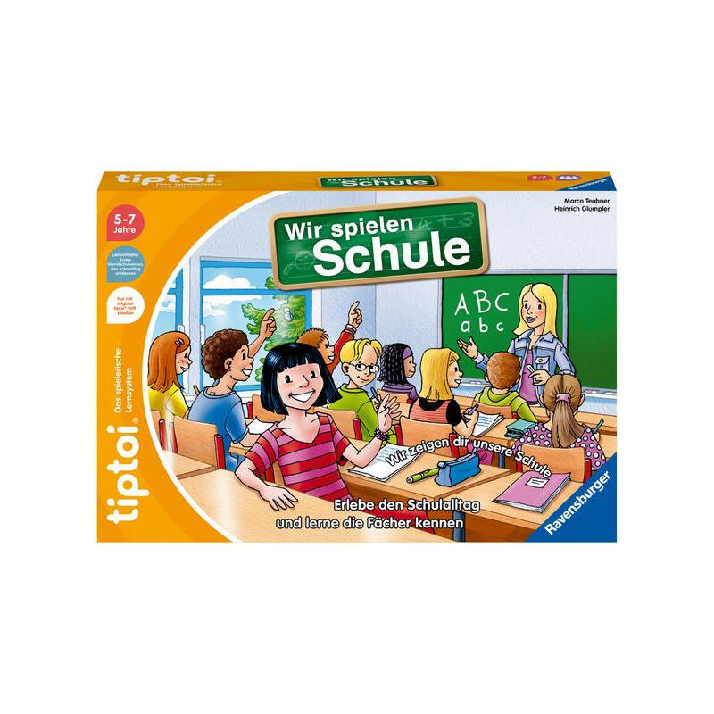 Ravensburger tiptoi jugamos a la escuela, juego de mesa