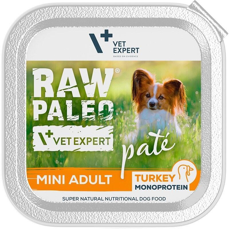 Raw paleo pate mini adult turkey – wet dog food – 150 g
