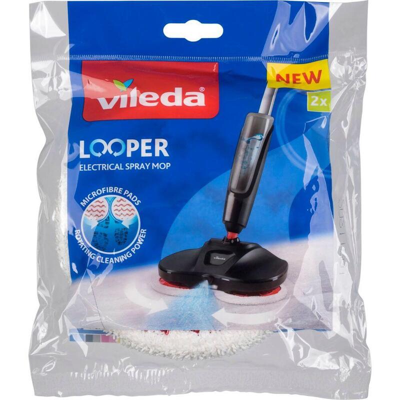 Recambio para la mopa elÉctrica vileda looper (2 unidades)