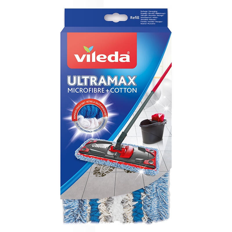 Recambio para mopa vileda ultramax micro & cotton 141626 poliÉster