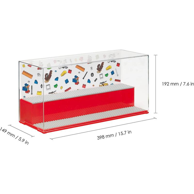 Room copenhagen 40700001 lego play & display case iconic, rojo 40700001